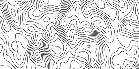 Obraz premium Topographic map in contour line light topographic topo contour map and ocean topographic line map. Natural printing illustrations of maps.