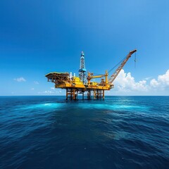 Future ocean drilling rigs with AI-driven predictive maintenance, reducing downtime and increasing operational efficiency