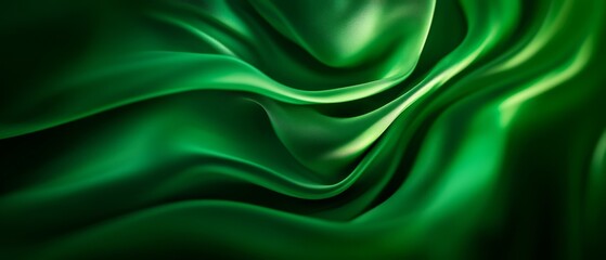 Obraz premium Mesmerizing Green Fabric Texture for Abstract Concept