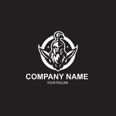 vectors warrior logo design 