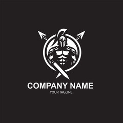 vectors warrior logo design 