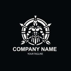 vectors warrior logo design 