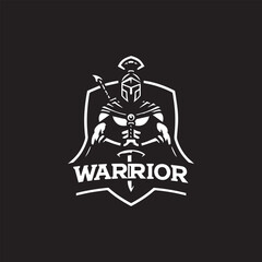 vectors warrior logo design 