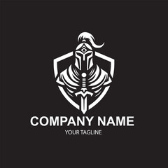 vectors warrior logo design 