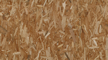 Oriented strand board wood panel texture. Seamless pattern.
