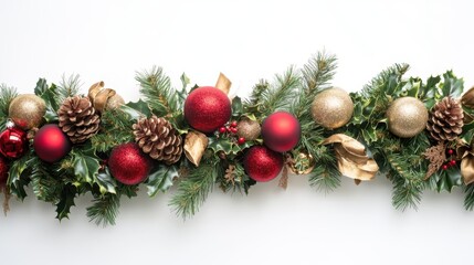 The Christmas Decorated Garland