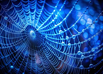 Dark Blue Mesh Grainy Web Background for Modern Designs, Abstract Textures, and Stylish Digital Visuals