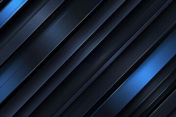 Obraz premium Abstract Blue and Black Diagonal Lines
