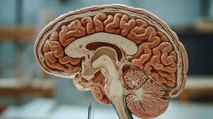 8. A cross-section of the human brain highlighting the limbic system