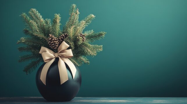 The Pine Arrangement in Vase