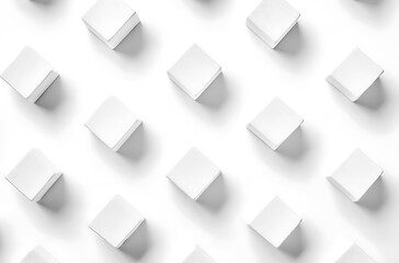 Minimalist pattern with gray lines forming triangles and squares on a white background.