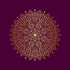 Beautiful Luxury Gold Mandala Illustration Vol. 11