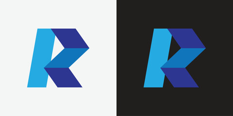 Premium vector branding identity corporate vector logo R design