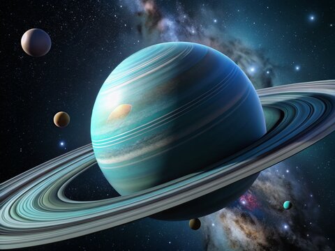 Discovering Uranus: The Mysterious 7th Planet from the Sun Surrounded by Unique Rings and Moons in Our Solar