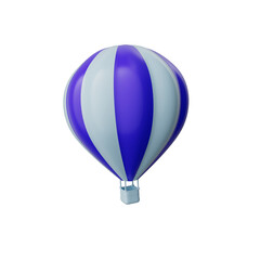 Obraz premium hot air balloon 3D isolated