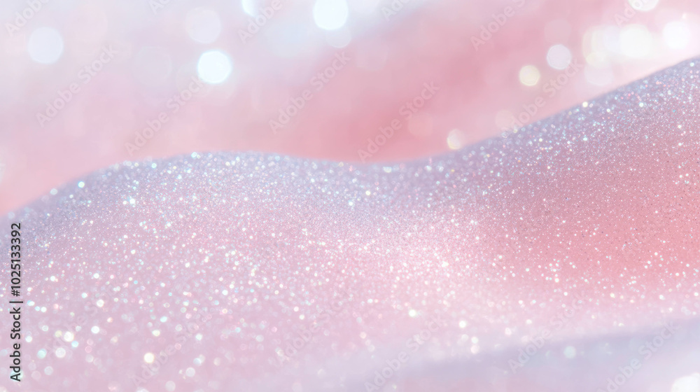 Aufkleber subtle glitter particles fading across smooth surface create dreamy and enchanting atmosphere. soft 