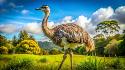 Discover the Unique Rhea: Insights into the Life of This Flightless Bird Native to South America
