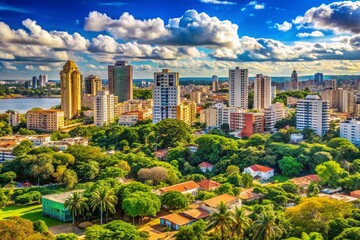 Fototapeta premium Discover the Vibrant City of Porto Alegre RS: Scenic Views, Culture, and Nature Await in Brazil's Southern Gem