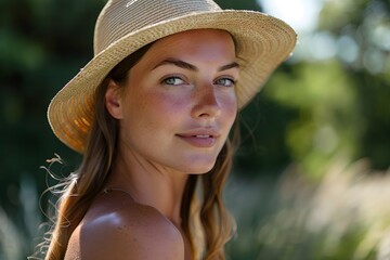 Radiant Beauty in Nature: A Portrait of Serenity