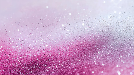 A light pink glitter gradient transitioning from a sparkling pink at the top to pure white at the bottom.