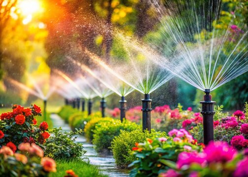 Efficient Splinker System for Automated Watering in Garden Irrigation and Sprinkler Solutions for Optimal Plant Growth