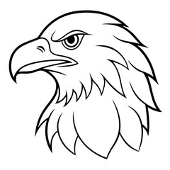 eagle head vector