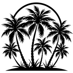 palm tree silhouette