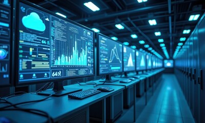 Obraz premium Advanced Data Analytics in Cloud Computing Environment
