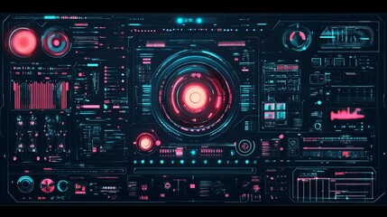 Glowing abstract digital space background with vibrant colors, futuristic light effects, and dynamic lines in the digital universe, new beautiful stock image illustration AI