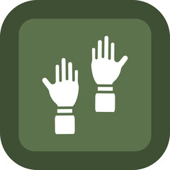Obraz premium Hand up Icon Design
