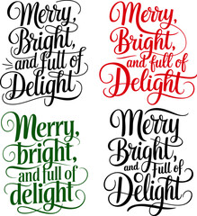 Christmas handwritten lettering