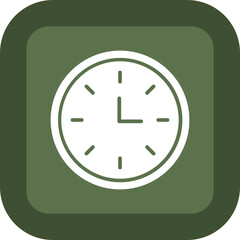 Wall Clock Icon Design