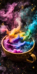 color explosion aesthetic wallpaper