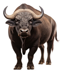 PNG African buffalo animal livestock wildlife.