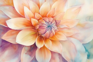 Fototapeta premium A single flower on a white background, perfect for use in editorial or commercial contexts where a simple, elegant design is required