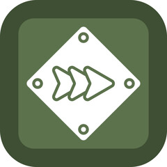 Forward Arrow Icon Design