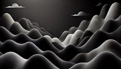 Obraz premium 3d render of an background with clouds