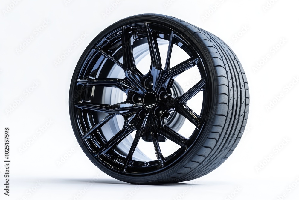 Aufkleber a detailed view of a tire's surface and tread pattern