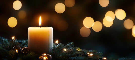 Hope and Contemplation in Candlelight