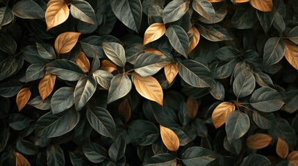 A detailed view of intertwined leaves, ideal for use in botanical illustrations or scientific contexts