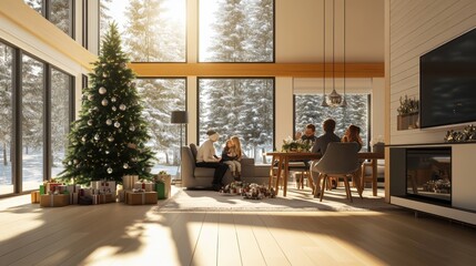 The Christmas Tree in Livingroom