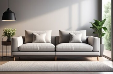 A beautifully designed modern minimalist interior.