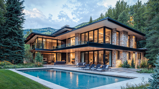 Luxury Modern New Construction Vacation Home Park City Aspen Jackson Hole