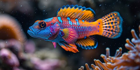Vibrant Fish in Aquarium