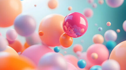 colorful balloons background