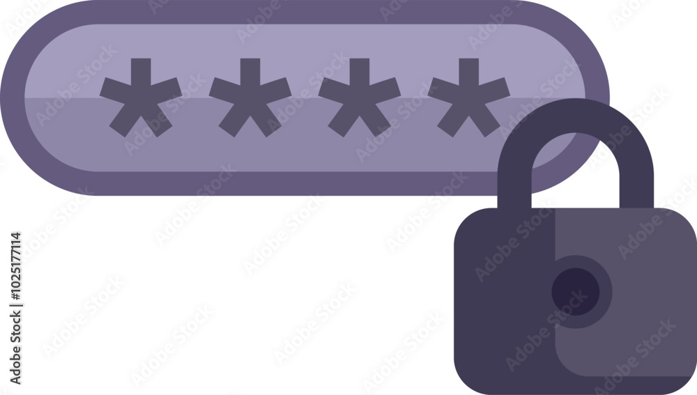 Poster password field with asterisks is showing the password is hidden and protected by a lock