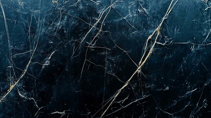 Dusty scratched and scanned old film texture of a metal surface, closeup; dark blue color for backgrounds
