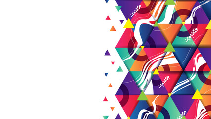 Obraz premium abstract background with colorful and creative design