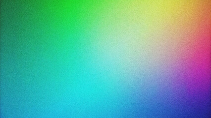 Vibrant grainy gradient background with smooth noise texture, ideal for retro-inspired design overlays and digital art creations.