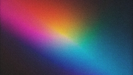Vibrant grainy gradient background with smooth noise texture, ideal for retro-inspired design overlays and digital art creations.